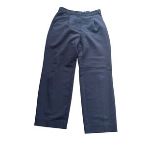 Abercrombie & Fitch Women's Size 29 Navy Blue Dress Pants Trouser Straight Leg